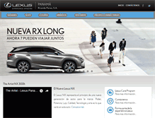 Tablet Screenshot of lexusrp.com